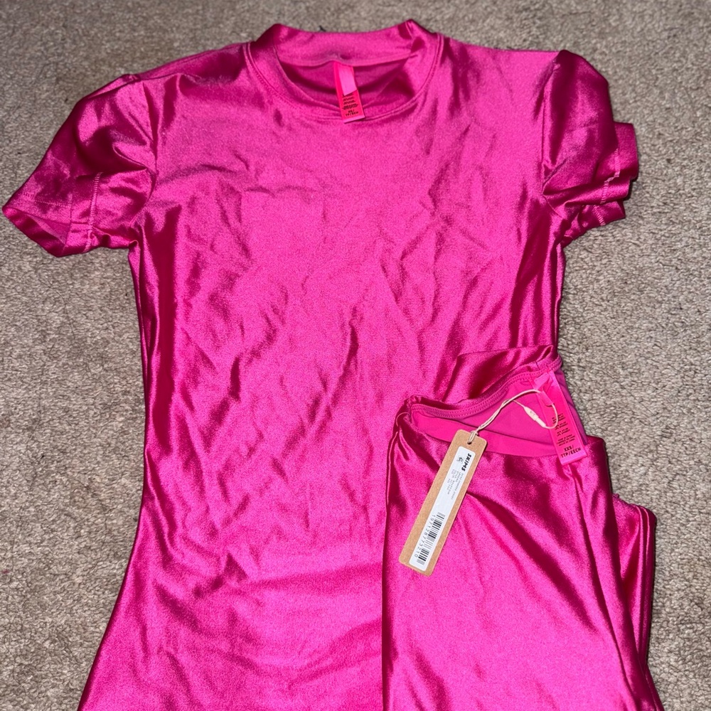 Pink skies top and leggings